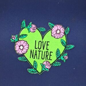 Love nature Heart iron on patch, and Diy wearable…